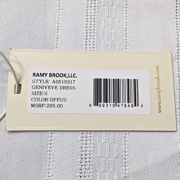 NWT RAMY BROOK Geniveve Deep Fuschia Tulip Skirt Dress Size S - Picture 4 of 9